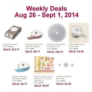 Weekly Deals August 26