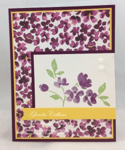 Bonus Card #3 Painted Petals