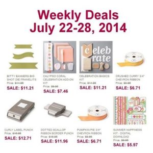 Weekly Deals July 22 28