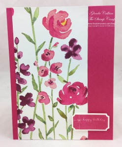 That's the Ticket Stampin' Up! Painted Blooms DSP