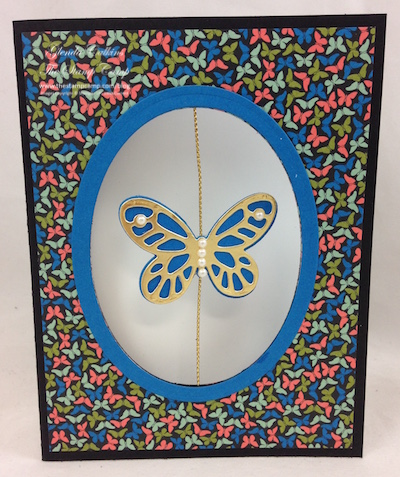 Floating Butterfly Card