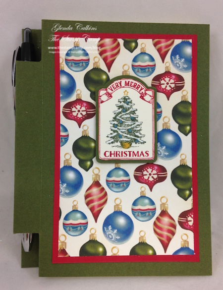 Home for Christmas Sticky Notepad Holder