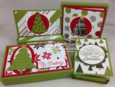 Featured Projects for December - Gift Card Holder/Treat Holders all in one!