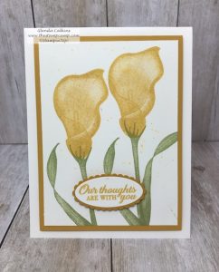 Crushed Curry with Lasting Lily Stamp Set