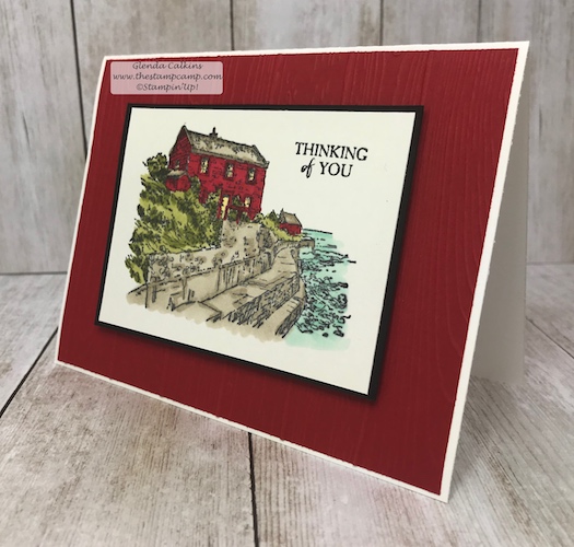 This is the By the Bay stamp set from Stampin' Up! FREE with a min. $50.00 order.  Details on my blog: www.thestampcamp.com available until the end of March 2019 #stampinup #thestampcamp #saleabration #bythebay