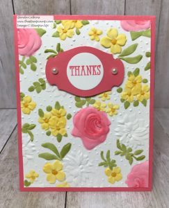 Country Floral Embossing Folder Techniques