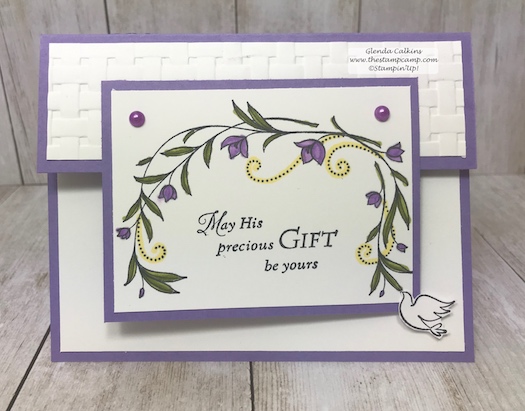His Grace and the Cross of Hope framelits pair well together and is my featured stamp set for March. Details on my blog: www.thestampcamp.com #stampinup #thestampcamp #Easter #cards