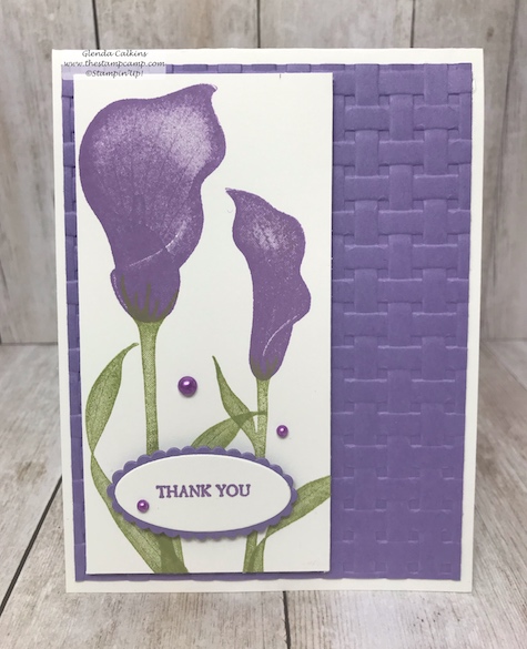 It's Sale-a-bration time with Stampin' Up! and what does that mean? Why a Free Sale-a-bration item with every $50.00 order. This is just one of the lovely stamp sets you can choose from. #stampinup #thestampcamp #saleabration #lastinglily