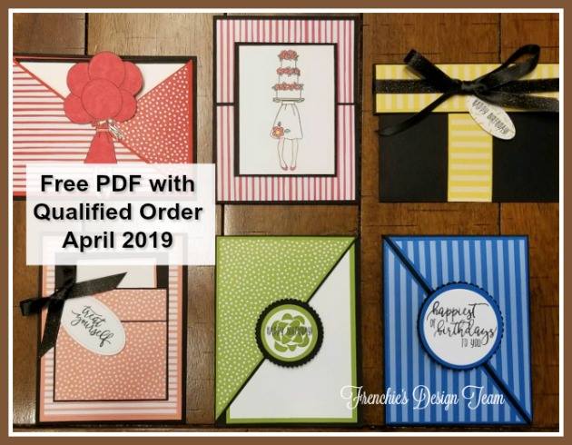 This is the Customer Appreciation PDF File for April. Details: www.thestampcamp.com #stampinup #thestampcamp #giftcardholders