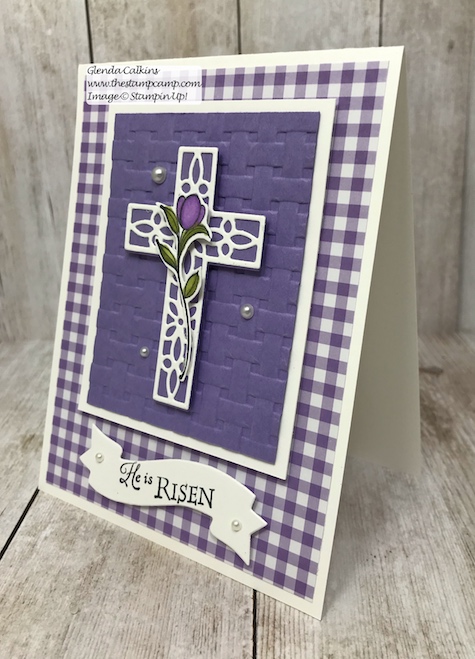 His Grace stamp set perfect for your Easter cards from Stampin' Up!  details on my blog: www.thestampcamp.com #stampinup #thestampcamp #Easter, #glendasblog