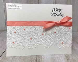 Simply Simple Stamping with Embossing Folders
