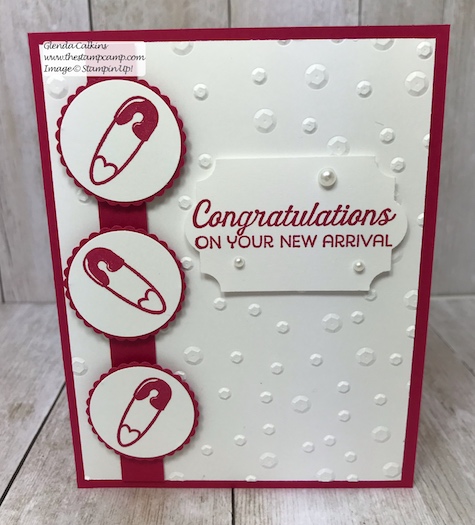 The Better Together stamp set has many different occasion sentiments and little stamps to coordinate with the sentiment. This set is retiring soon! Details on my blog: www.thestampcamp.com #baby #stampinup #thestampcamp #handmadecards