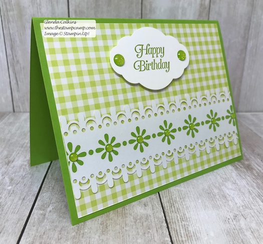 This intricate paper is part of the Delightfully Detailed Laser-Cut Specialty papers from Stampin' Up! Details on my blog: www.thestampcamp.com, #stampinup #thestampcamp #handmadecards