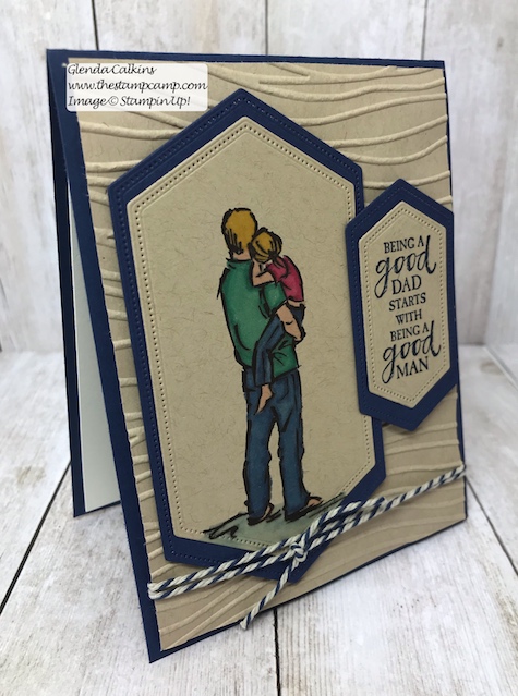 This is from the A Good Man Stamp Set from Stampin' Up! It is available to purchase on my blog. Here is the direct link: https://wp.me/p59VWq-a7N . #stampinup #masculine #cards #fathersday