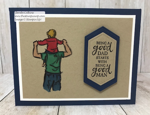 This is from the A Good Man Stamp Set from Stampin' Up! It is available to purchase on my blog. Here is the direct link: https:/https://wp.me/p59VWq-a8M #stampinup #masculine #cards #fathersday #giftcardholder