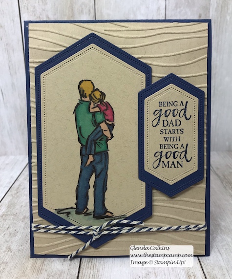 This is from the A Good Man Stamp Set from Stampin' Up! It is available to purchase on my blog. Here is the direct link: https://wp.me/p59VWq-a7N #stampinup #masculine #cards #fathersday