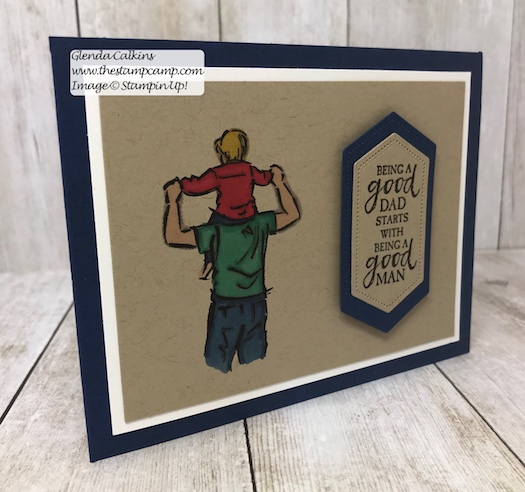 This is from the A Good Man Stamp Set from Stampin' Up! It is available to purchase on my blog. Here is the direct link: https:/https://wp.me/p59VWq-a8M #stampinup #masculine #cards #fathersday #giftcardholder