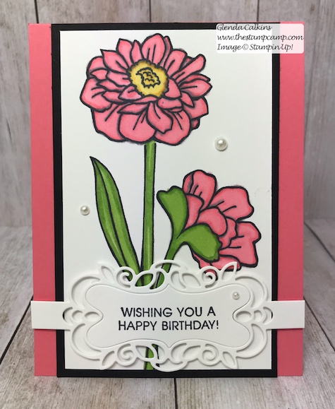 The New Band Together stamp set and coordinating Detailed Bands Dies from Stampin' Up! These intricate bands give your sentiments a beautiful border. Details on my blog here: https://wp.me/p59VWq-abu #stampinup #thestampcamp #bandtogether #stamp #craft #papercraft