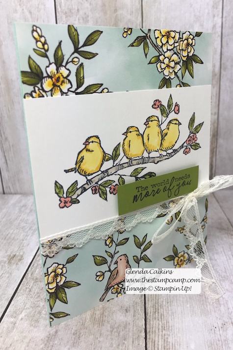 This is part of the Bird Ballad Suite from Stampin' Up! This suite of products is just that SWEET! Check out the details on my blog: https://wp.me/p59VWq-a8C #stampinup #thestampcamp #birdballad