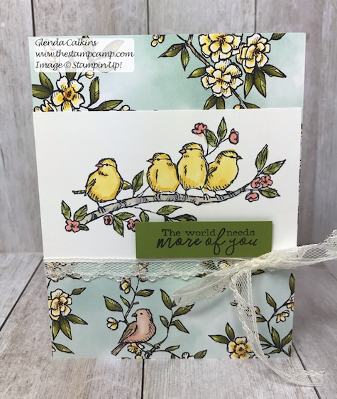 This is part of the Bird Ballad Suite from Stampin' Up! This suite of products is just that SWEET! Check out the details on my blog: https://wp.me/p59VWq-a8C #stampinup #thestampcamp #birdballad