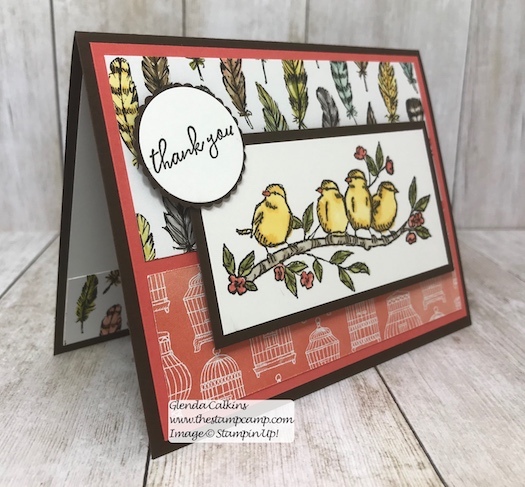 This is part of the Bird Ballad Suite from Stampin' Up! This suite of products is just that SWEET! Check out the details on my blog: https://wp.me/p59VWq-a8V #stampinup #thestampcamp #birdballad #stamps