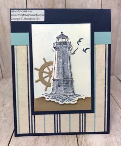 Stampin' Up! Sailing Home with Come Sail Away DSP