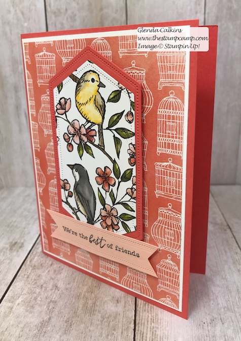 This is my featured stamp set for July. Details can be found here: https://wp.me/p59VWq-abl #thestampcamp #stampinup #freeasabird #birdballad