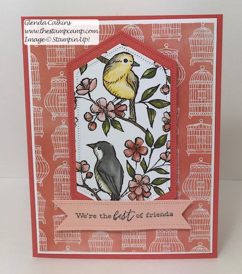 This is the Free As A Bird Bundle from Stampin' Up! This is my featured stamp set for July. Details can be found here: https://wp.me/p59VWq-abl #thestampcamp #stampinup #freeasabird #birdballad