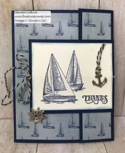 Sailing Home Double Card/Gift Card Holder