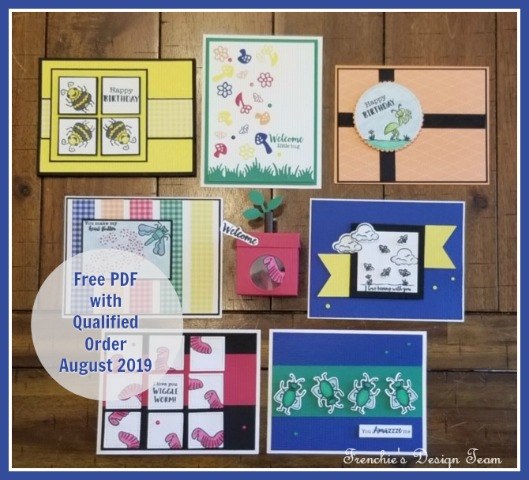 August Customer Appreciation PDF file is All About The Bugs With The Wiggle Worm Bundle from Stampin' Up! Details on my blog: https://thestampcamp.com/all-about-the-bugs-with-the-wiggle-worm-bundle/ #stampinup #bugs #thestampcamp