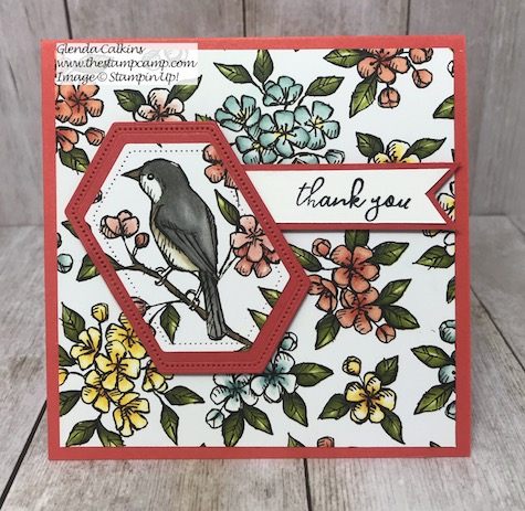 This is the Bird Ballad Designer Series paper and the coordinating Free As A Bird Bundle from Stampin' Up! Details on my blog here: https://wp.me/p59VWq-akh #stampinup #dies #freeasabird #thestampcamp