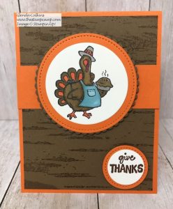 Stampin' Up! Birds of a Feather Tom Turkey