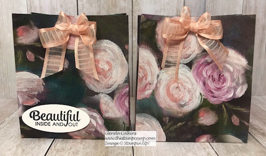 The Perennial Essence Designer Series Papers from Stampin' Up! create beautiful boxes for any occasion. These quick and easy boxes can be made in a flash details and video on my blog here: https://wp.me/p59VWq-aoU #stampinup #designerpaper #thestampcamp