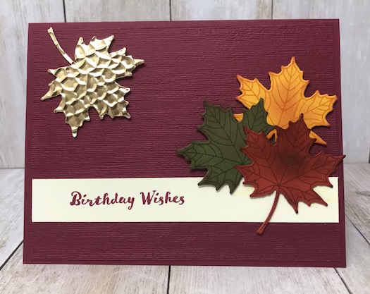 Seasonal Layers and Colorful Season from Stampin' Up! Details on my blog here: https://wp.me/p59VWq-aqv #Fall #stampinup #birthday #thestampcamp