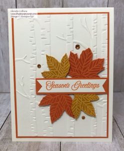 Gather Together with the Woodland Embossing Folder