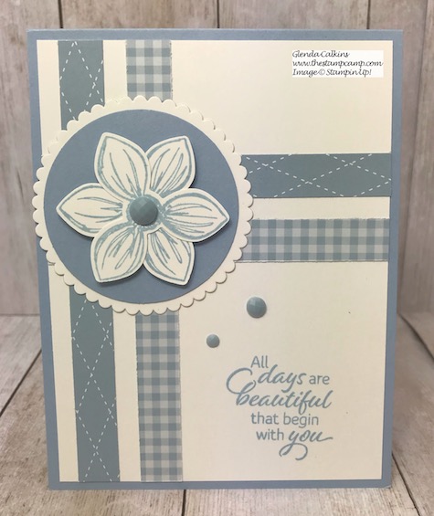 Floral Essence in all the New 2019 - 2021 In colors from Stampin' Up! Details on my blog: https://wp.me/p59VWq-asd #stampinup #incolors #thestampcamp #floralessence