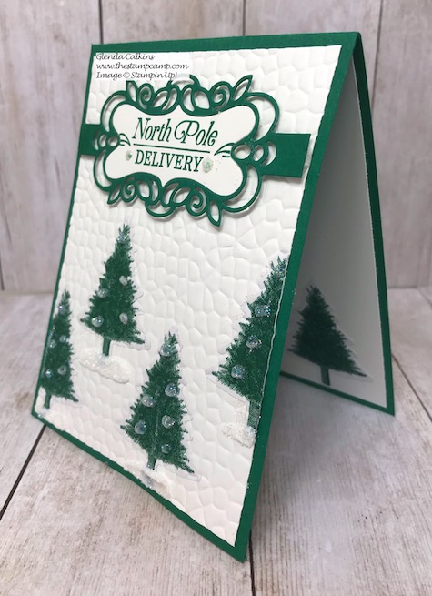 Tuesday's Tip & Technique featuring the Wrapped In Plaid Designer Series Paper. Video on Tips on my blog here: https://wp.me/p59VWq-atY #stampinup #thestampcamp #glendasblog #technique
