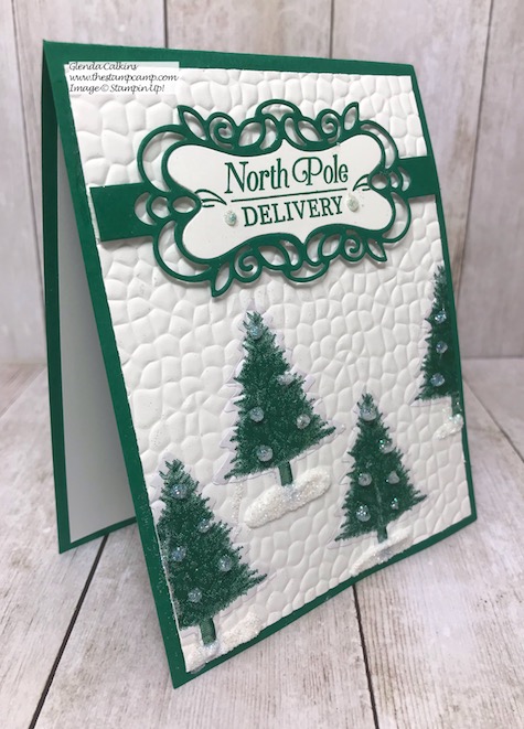 Tuesday's Tip & Technique featuring the Wrapped In Plaid Designer Series Paper. Video on Tips on my blog here: https://wp.me/p59VWq-atY #stampinup #thestampcamp #glendasblog #technique