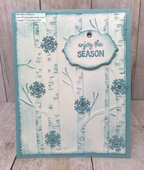 The Trio of Tags Dies aren't just for the Tags Tags Tags stamp set from Stampin' Up! Mix them up with other stamp sets and embossing folders. details on my blog:https://wp.me/p59VWq-ar1 #stampinup #dies #framelits #thestampcamp