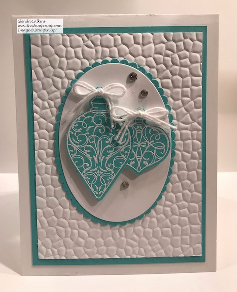 The Christmas Gleaming Bundle is beautiful no matter how you showcase it. Details on my blog here: https://wp.me/p59VWq-azV #stampinup #thestampcamp #christmas #christmasgleaming