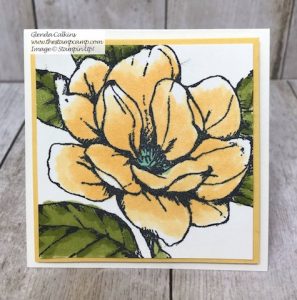 Good Morning Magnolia 3 x 3 Card Perfect for Gift Box