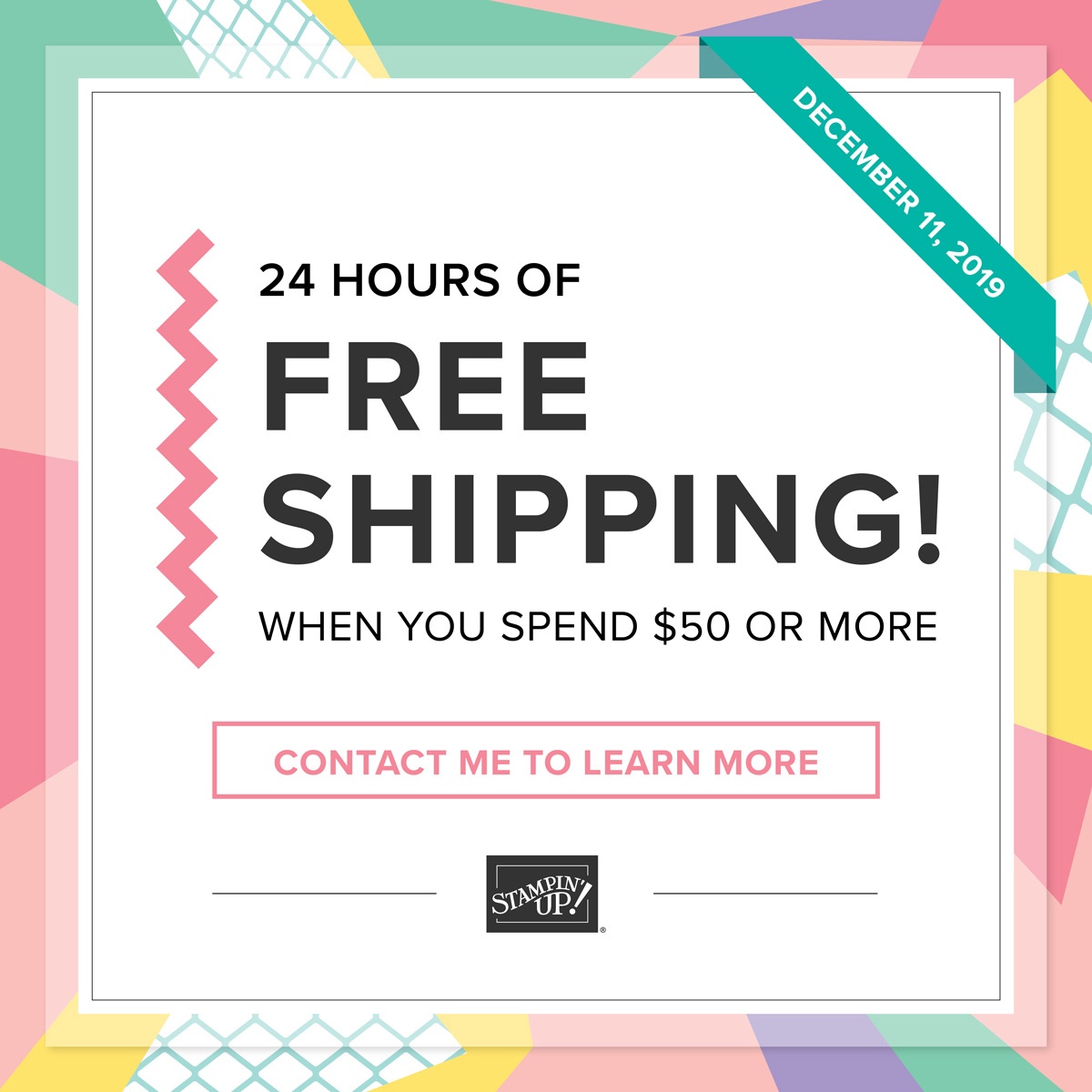 FREE Shipping Dec. 11, 2019 ONLY MIn. $50.00 order before shipping and tax.  Visit my blog for details: https://wp.me/p59VWq-aCb