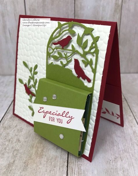 Day 12 in my 12 Days of Christmas Gift Giving Ideas. See my blog for all the details: https://wp.me/p59VWq-aCy #stampinup #thestampcamp #treatholder #giftcardholder