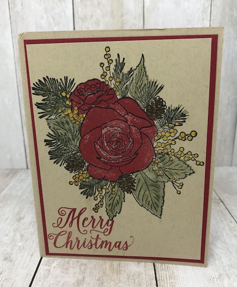 A Very Merry Christmas to You! This was from my upline France; beautiful card. See my blog here: https://wp.me/p59VWq-aEC #stampinup #thestampcamp #christmas