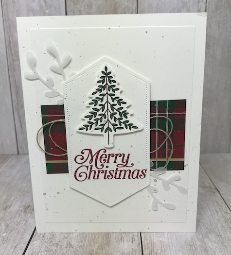 A Very Merry Christmas to You! This was from Holly; beautiful card. See my blog here: https://wp.me/p59VWq-aEC #stampinup #thestampcamp #christmas