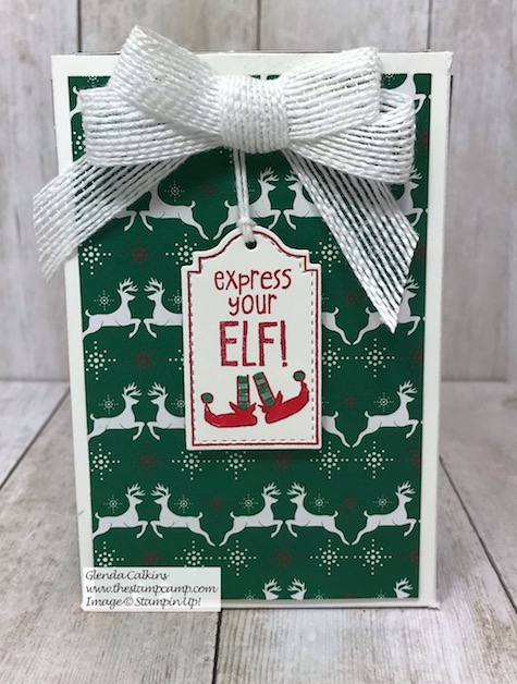 This is Day 10 in My 12 Days of Christmas Gift Giving Ideas. Today's box holds a super cute Reindeer from Bath & Body Works with a hand sanitizer. Details are on my blog here: https://wp.me/p59VWq-aCb #stampinup #thestampcamp #handmadegift #christmas