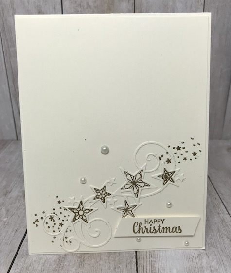 A Very Merry Christmas to You! This was done by Sara; beautiful card. See my blog here: https://wp.me/p59VWq-aEC #stampinup #thestampcamp #christmas