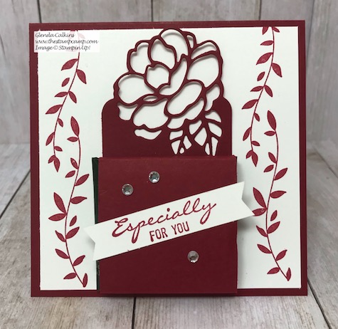 Here is a sweet treat especially for you! I love the intricate dies that coordinate with the Botanical Bliss stamp set/bundle. You can create some beautiful cards and treat holders with them. Details on my blog here: https://wp.me/p59VWq-aDK #stampinup #thestampcamp #treatholder 