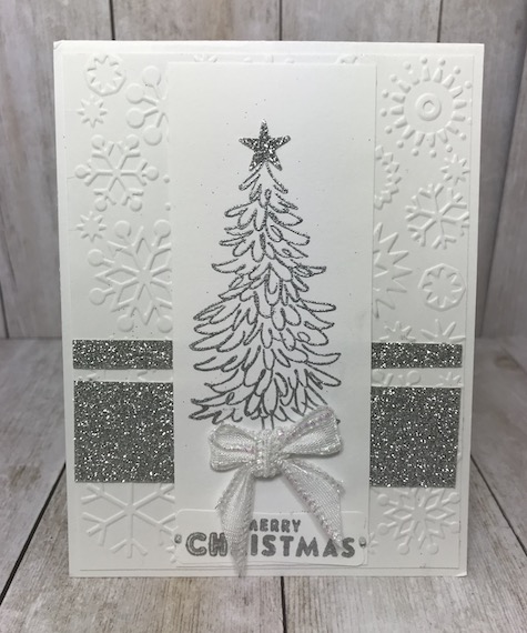 A Very Merry Christmas to You! This was Carol; beautiful card. See my blog here: https://wp.me/p59VWq-aEC #stampinup #thestampcamp #christmas