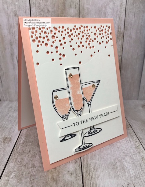 Sip Sip Hooray it's almost New Years Day! Details on this fun bundle of Stampin' Up! products can be found on my blog here: https://wp.me/p59VWq-aFg #stampinup #newyear #thestampcamp